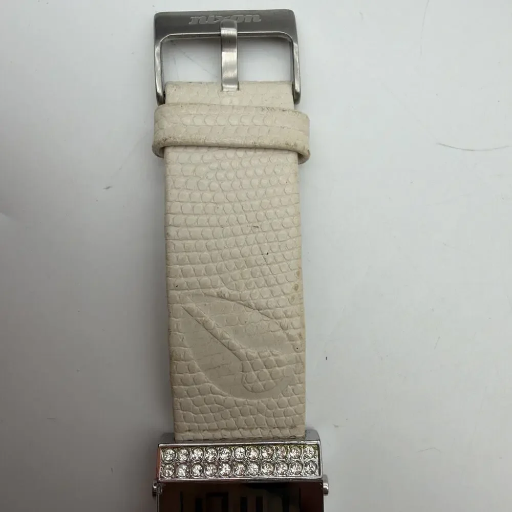 Nixon All You The Crystal Compact Quartz Gemmed Digital Ladies Wrist Watch READ
